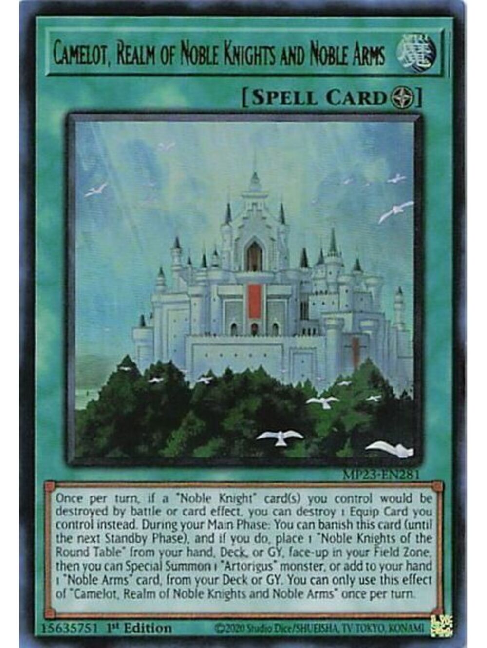 Yu-Gi-Oh! TCG 2023 Camelot, Realm of Noble Knights and Noble Arms NM MP23